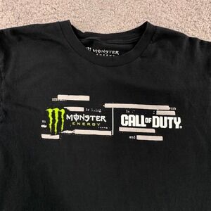 Monster Energy Call of Duty Mens Graphic T-Shirt Black Medium COD Promo Tee
